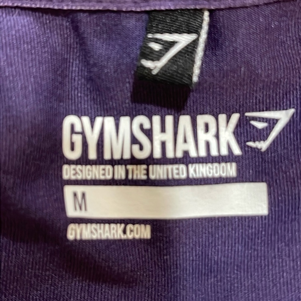 Gymshark Drawstring Cords Crop Top Like New Sz M - image 3